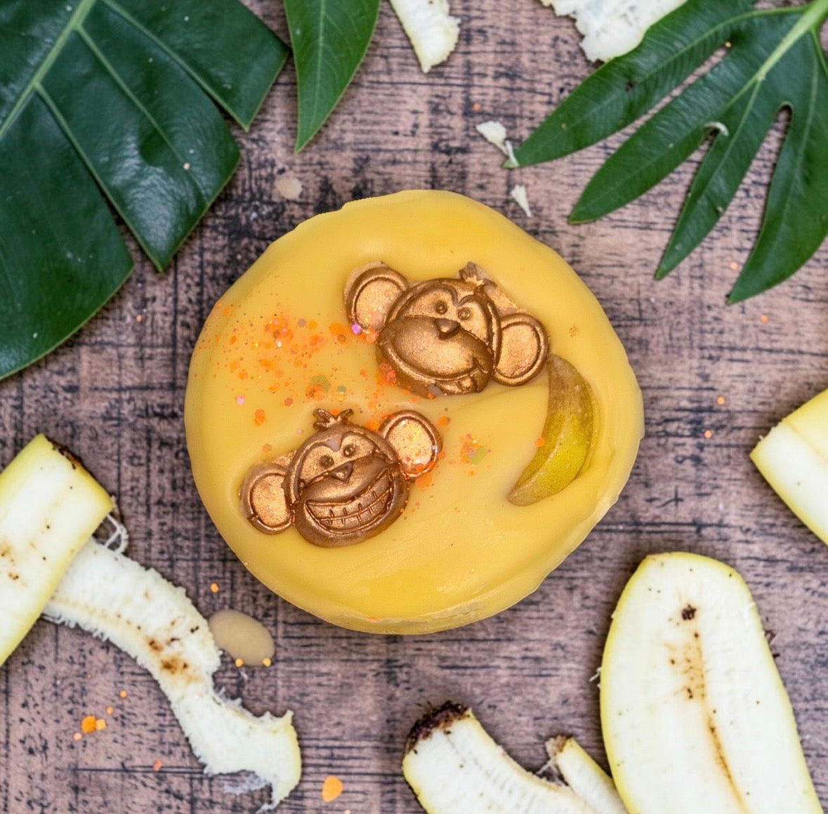 Banana bubblegum tart