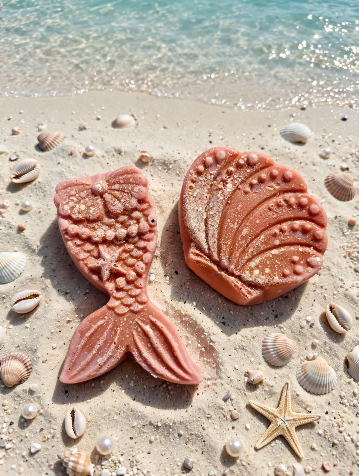 Cola bottles sea shape