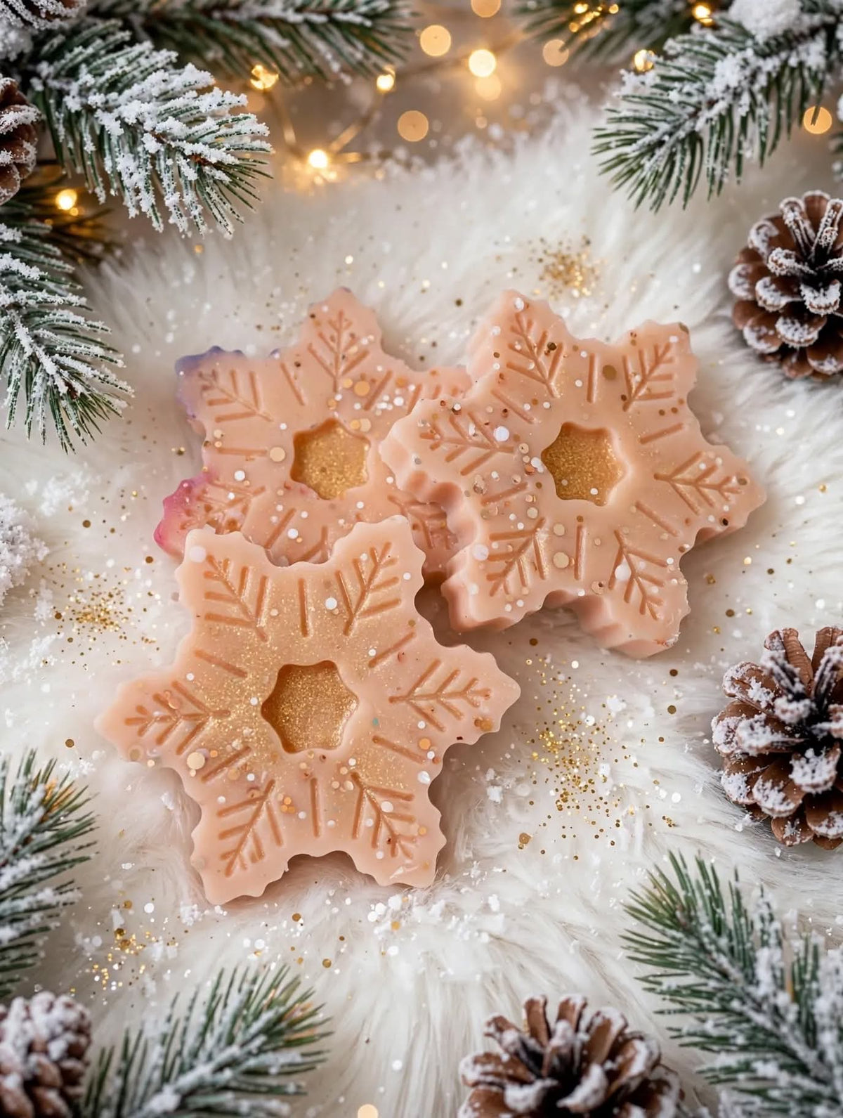 Frozen Juniper snowflake