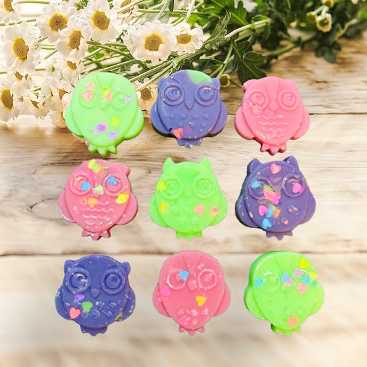 Rainbow kiss owls