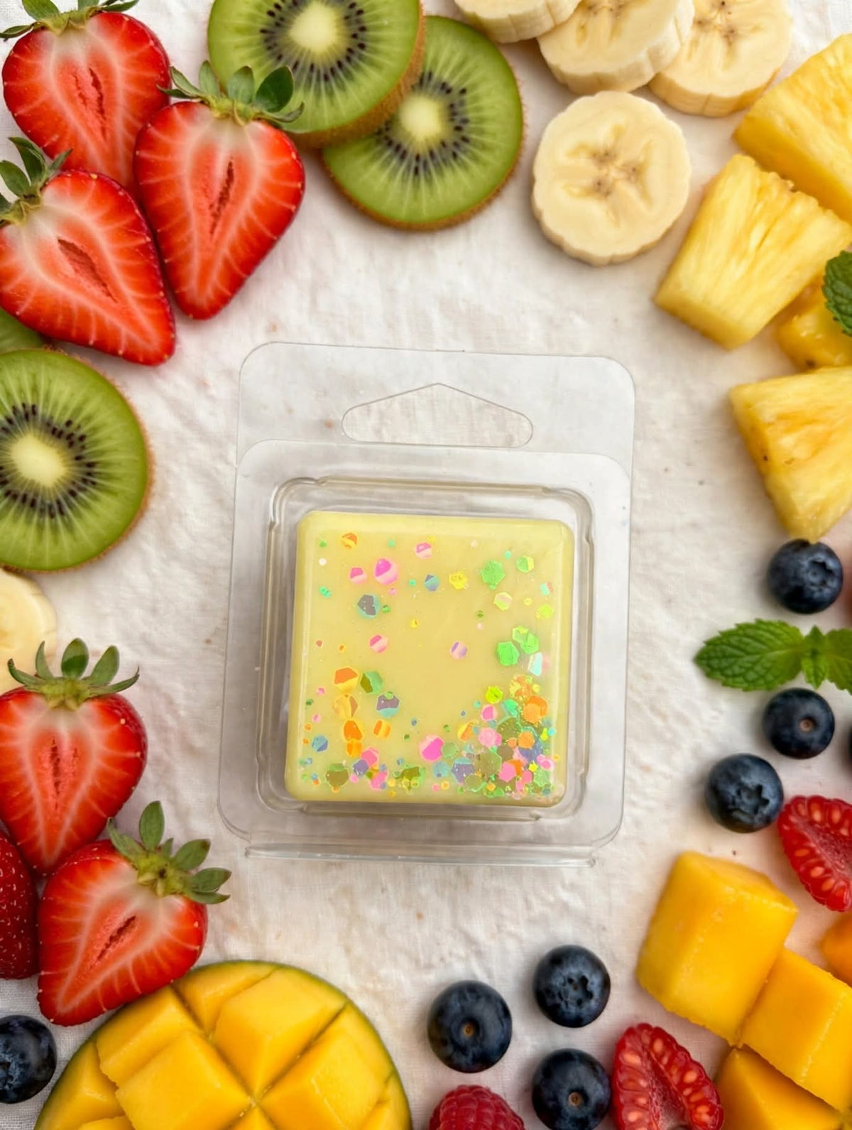 Fruit salad 1oz square clam