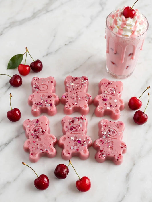 Cherry milkshake bear