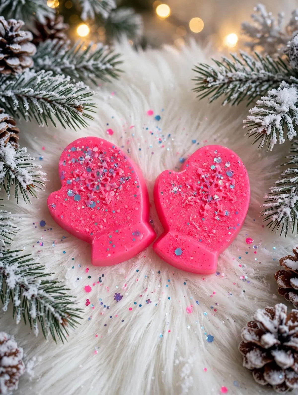 Fairy bubblegum mitten