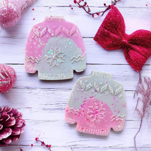 Spun sugar and festive fruit sweater